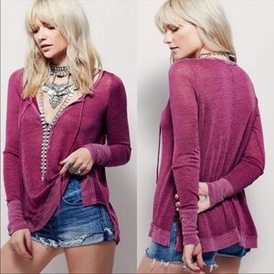Free people henley Top XS NEW